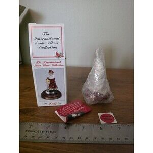 Vintage International Santa Claus Collection Italy Babbo Natale Figurine Box...